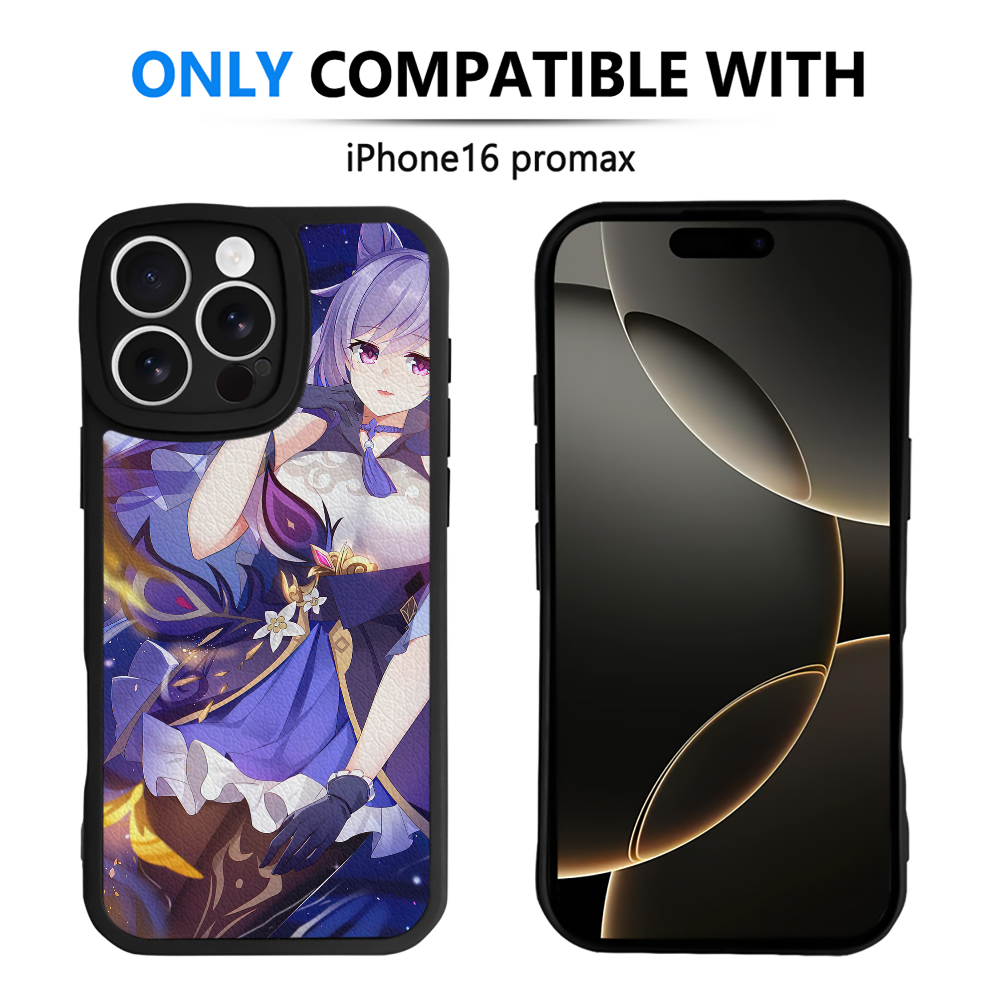 げんし神 genshin 【iPhone 16シリーズ対応】シリコンスマホケース（レザー調） 材質：シリコン